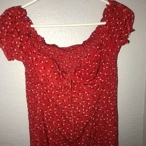 Laura’s boutique red Floral Dress